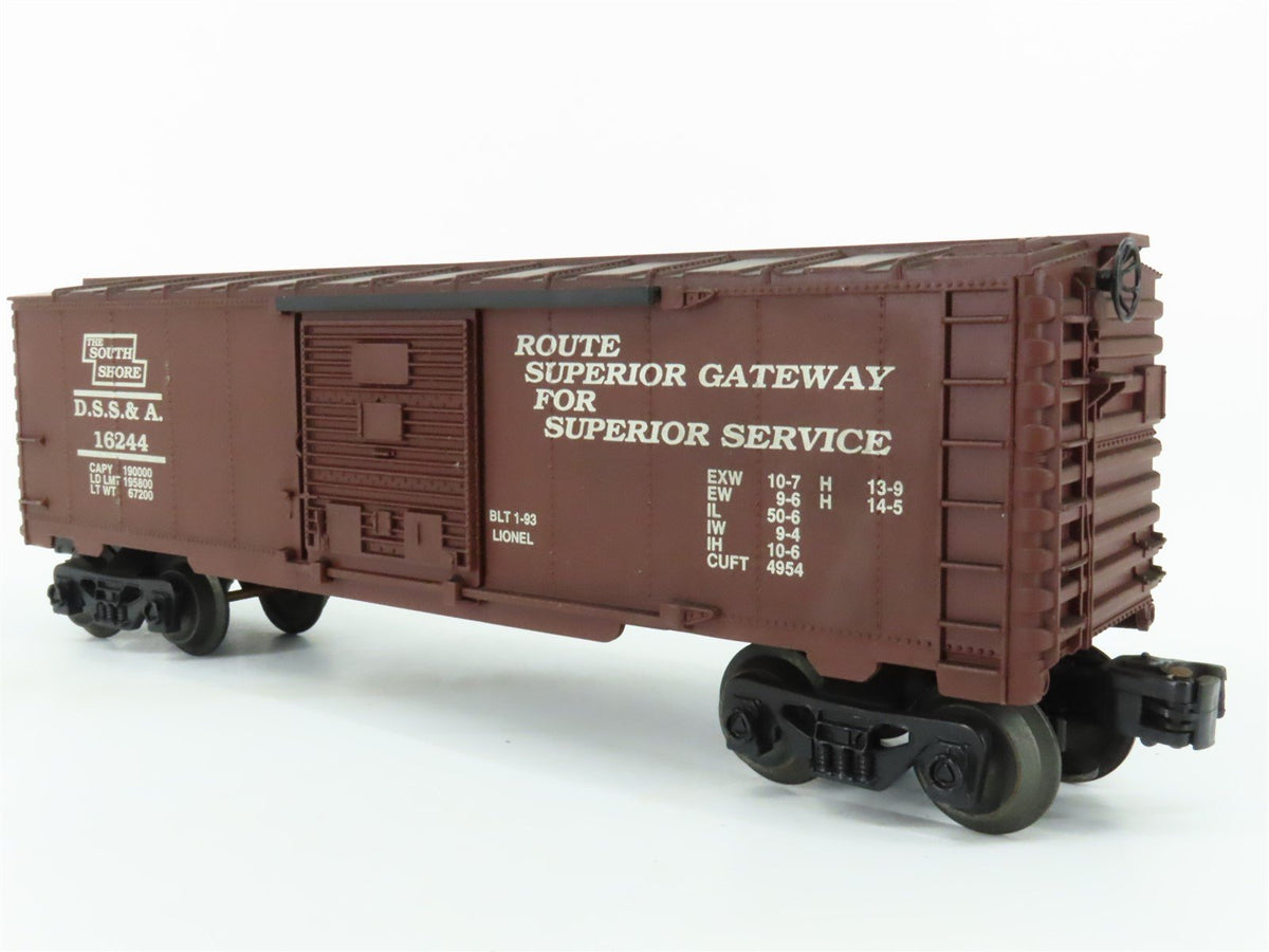 O Gauge 3-Rail Lionel 6-16244 DSS&amp;A Duluth South Shore &amp; Atlantic Box Car #16244