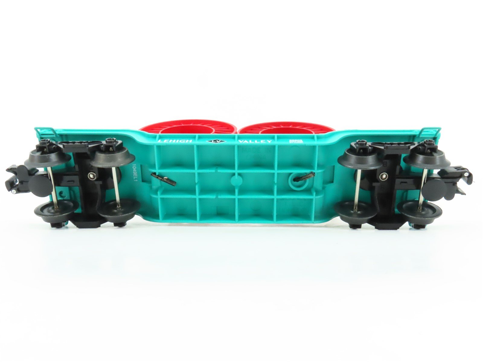 O Gauge 3-Rail Lionel 6-26603 LV Lehigh Valley Flat Car #26603 w/ Cable Reels