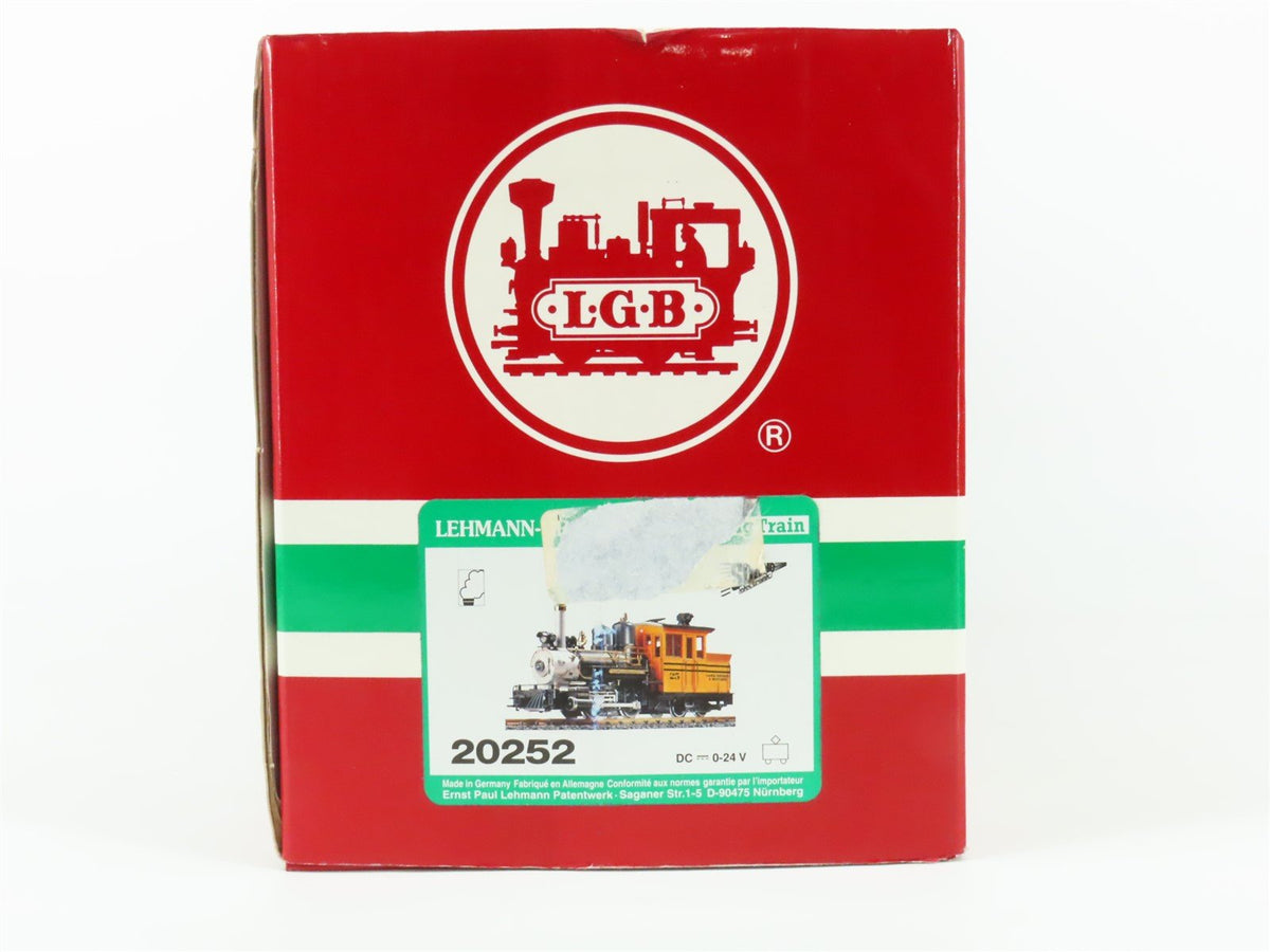 G Scale LGB 20252 Lake George &amp; Boulder 0-4-4-0T Steam Tank #25 w/ Sound