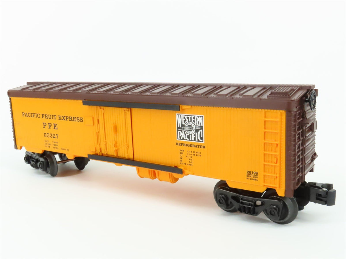 O Gauge 3-Rail Lionel 6-26199 PFE WP Western Pacific Feather Reefer #55327