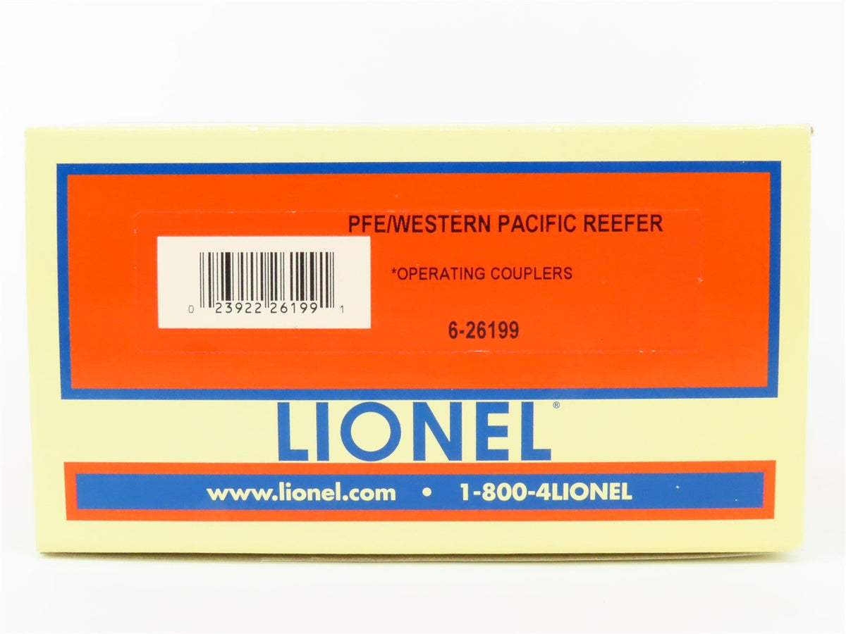 O Gauge 3-Rail Lionel 6-26199 PFE WP Western Pacific Feather Reefer #55327