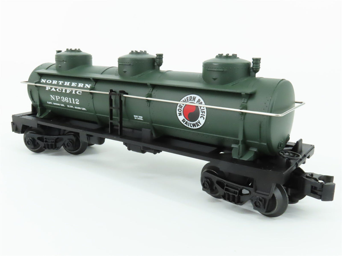 O Gauge 3-Rail Lionel 6-36112 NP Northern Pacific Railway 3-Dome Tank Car #36112