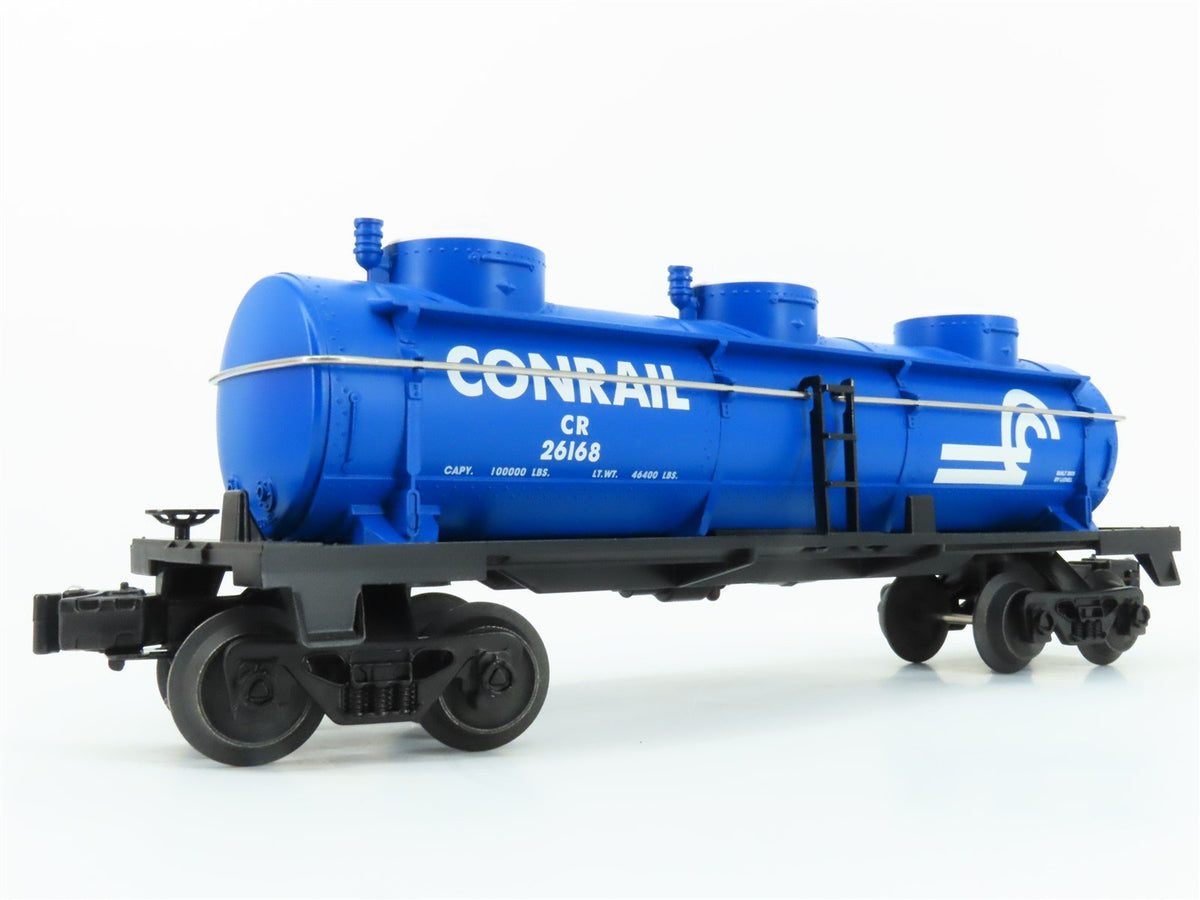 O Gauge 3-Rail Lionel 6-26168 CR Conrail Railroad 3-Dome Tank Car #26168