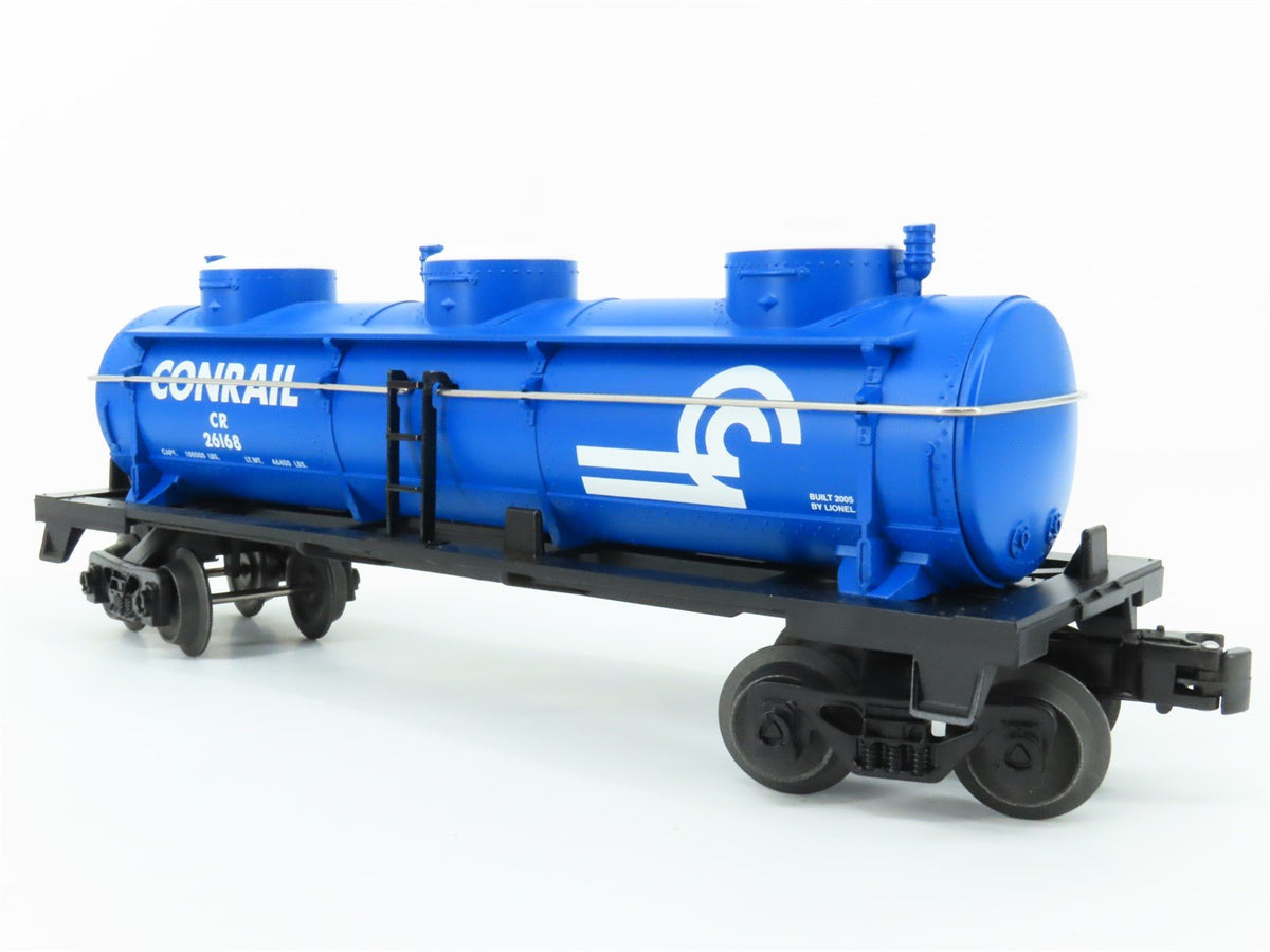 O Gauge 3-Rail Lionel 6-26168 CR Conrail Railroad 3-Dome Tank Car #26168