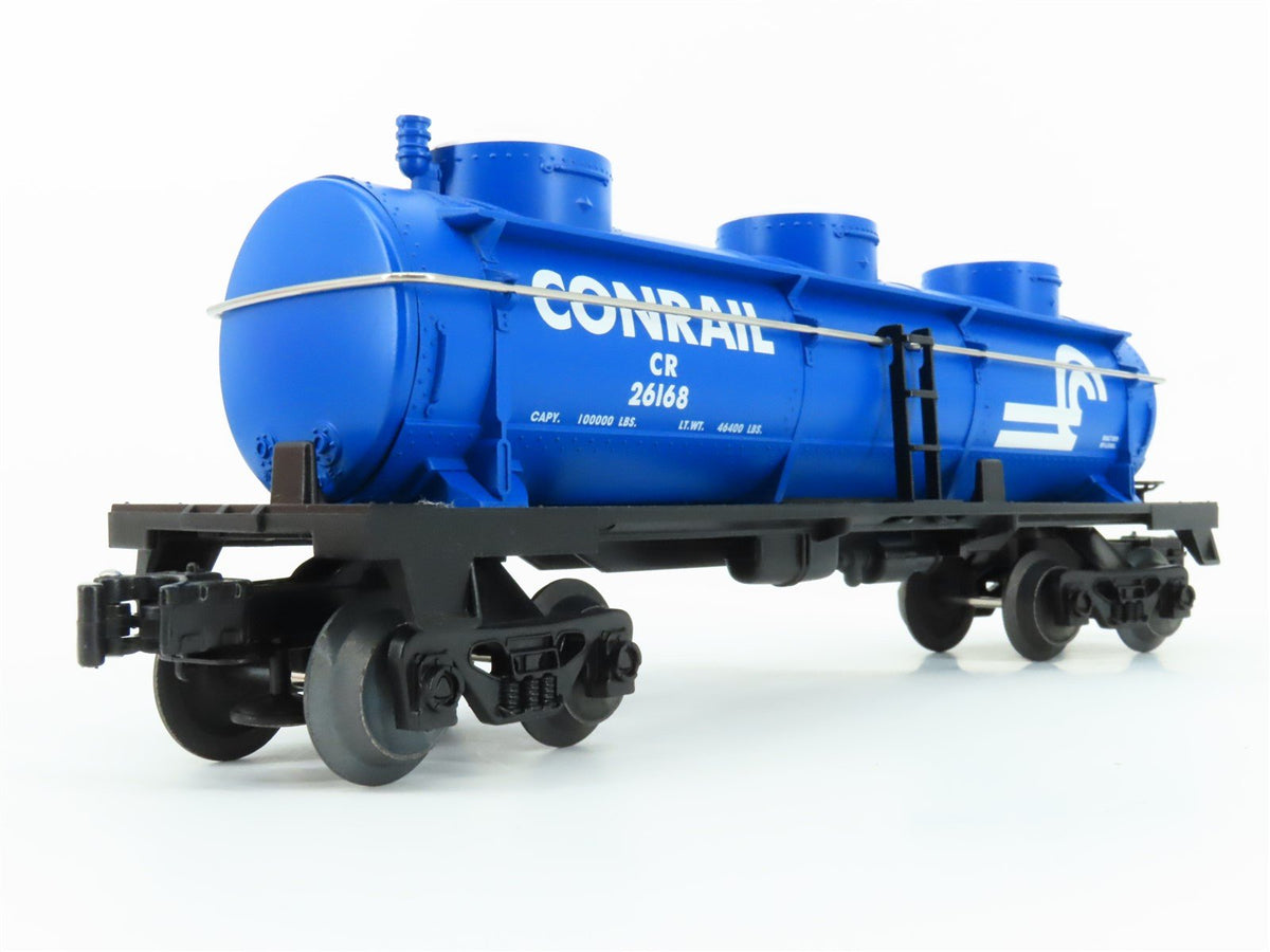 O Gauge 3-Rail Lionel 6-26168 CR Conrail Railroad 3-Dome Tank Car #26168