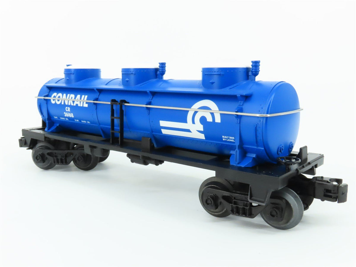 O Gauge 3-Rail Lionel 6-26168 CR Conrail Railroad 3-Dome Tank Car #26168