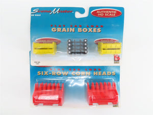 LOT of 12 HO Scale Life-Like Scene Master Flat Car Load Packs - Sealed