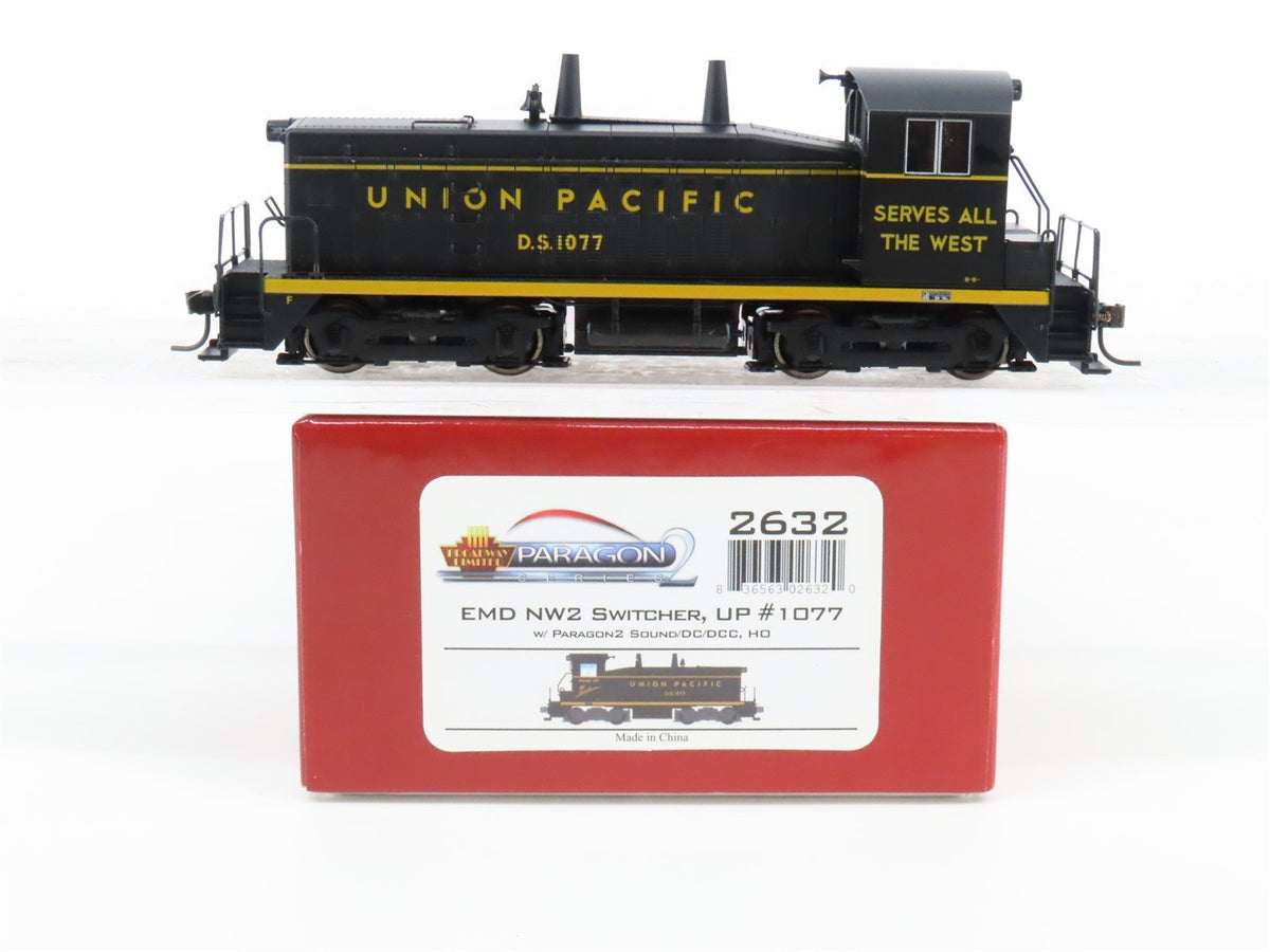 HO Broadway Limited BLI 2632 UP Union Pacific EMD NW2 Diesel #DS1077 - Paragon2