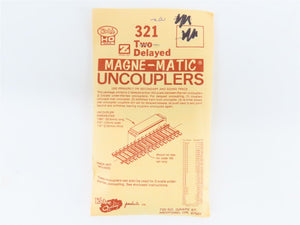 LOT of 7 HO & Z Scale Kadee 321 Two Delayed Magne-Matic Uncouplers - Sealed