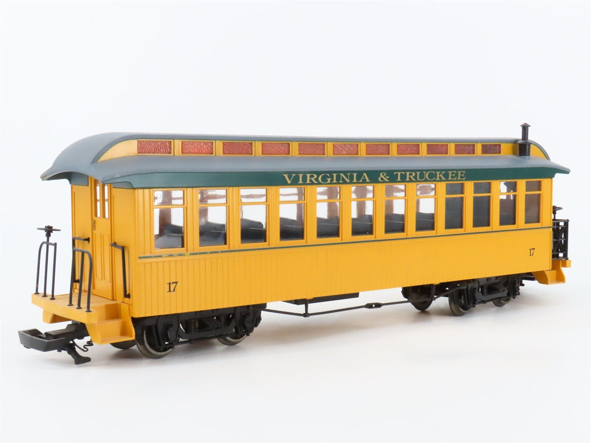 G Scale Bachmann V&amp;T Virginia &amp; Truckee Railroad Coach Passenger #17