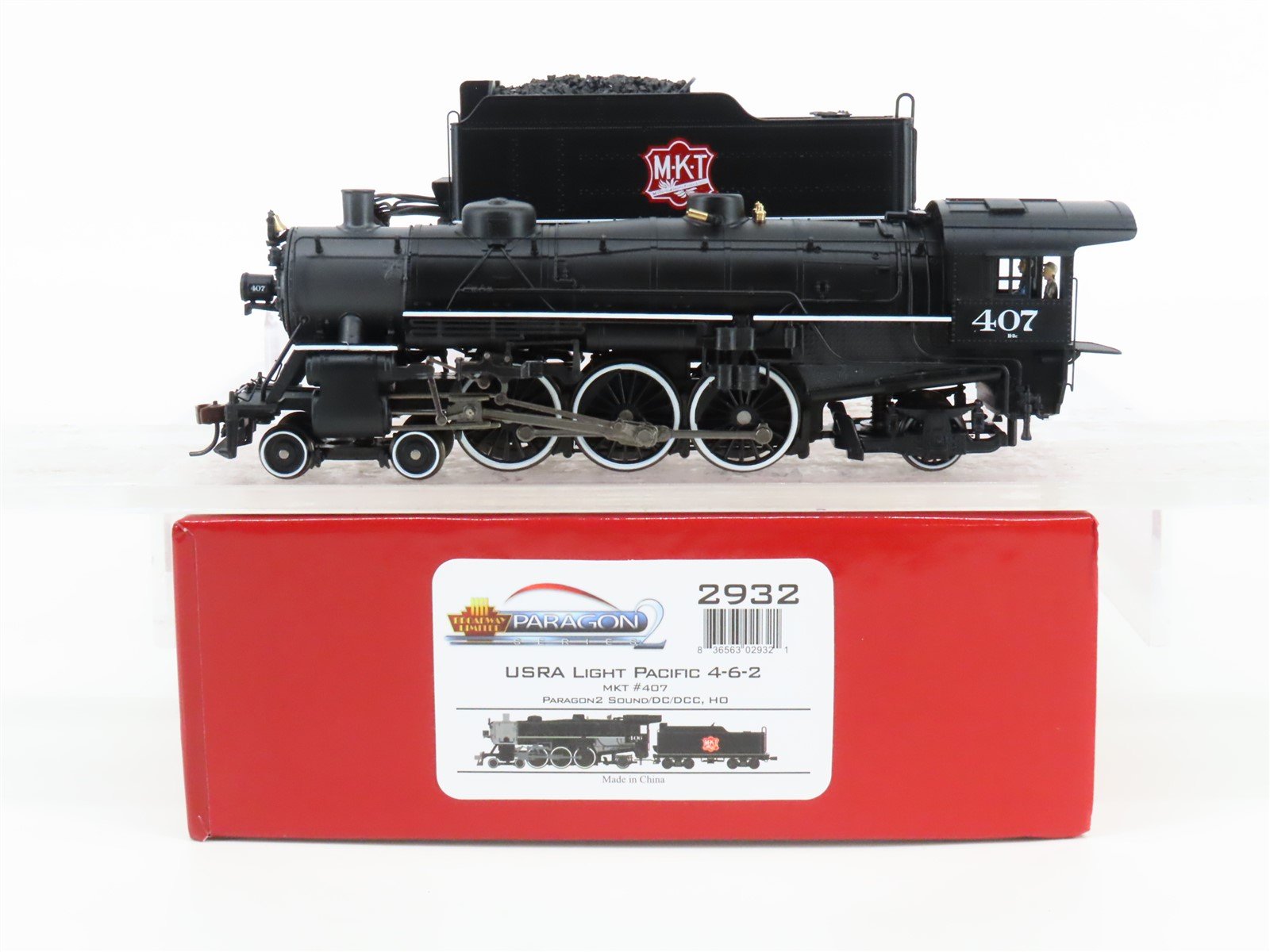 HO Broadway Limited BLI 2932 MKT USRA 2-8-2 Light Pacific Steam #407 - Paragon2
