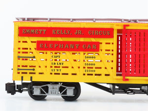 G Scale Bachmann EKJX Emmett Kelly, Jr All Star Circus Elephant Car #153