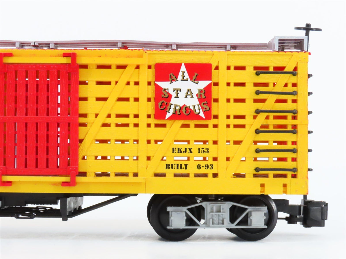 G Scale Bachmann EKJX Emmett Kelly, Jr All Star Circus Elephant Car #153