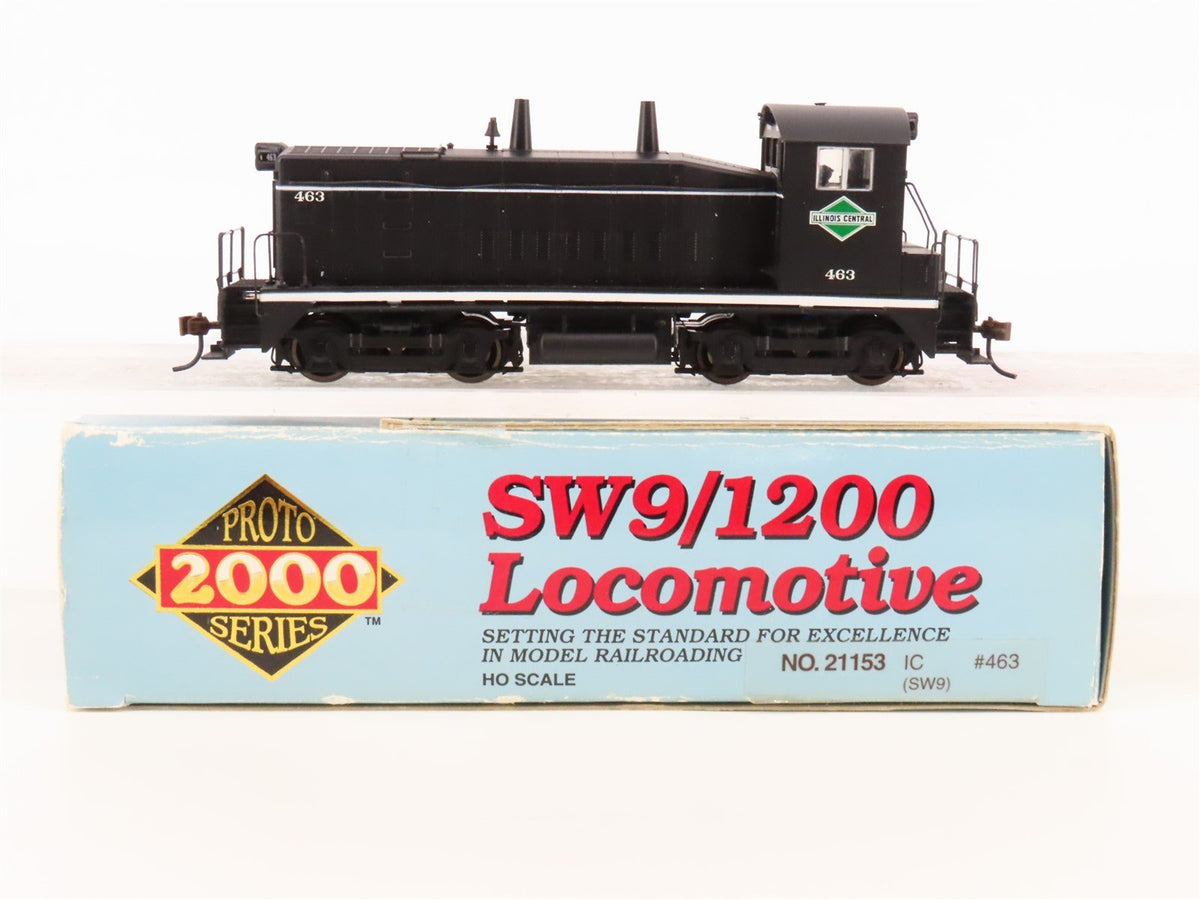 HO Scale Proto 2000 21153 IC Illinois Central EMD SW9 Diesel Switcher #463