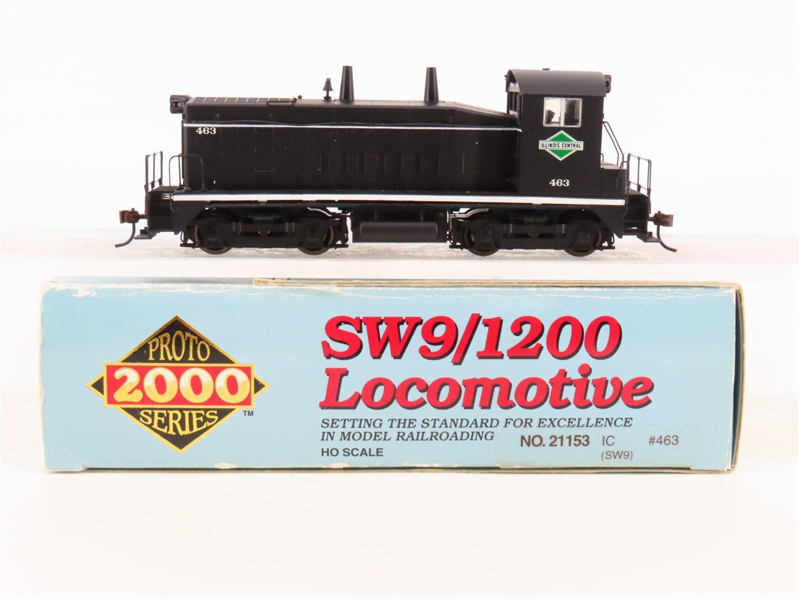 HO Scale Proto 2000 21153 IC Illinois Central EMD SW9 Diesel Switcher #463