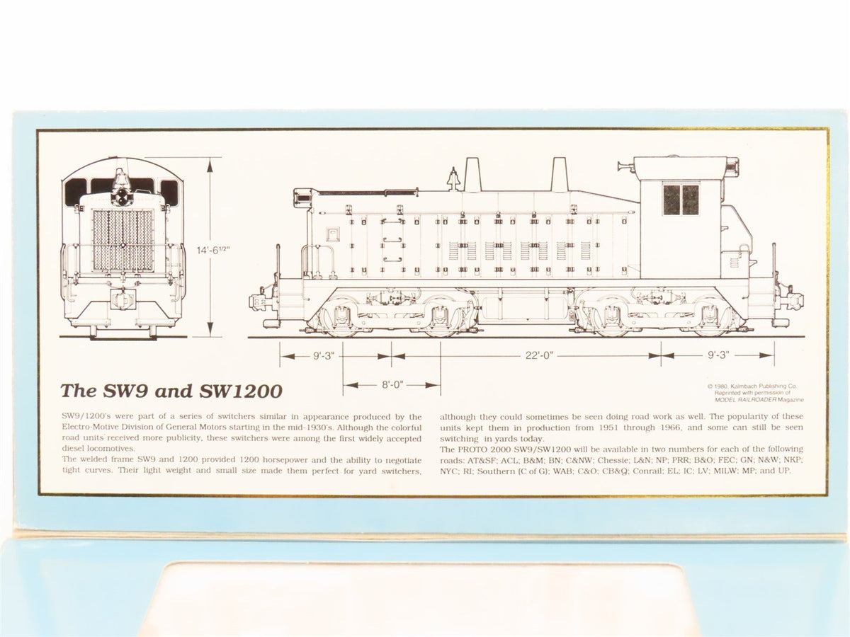 HO Scale Proto 2000 21153 IC Illinois Central EMD SW9 Diesel Switcher #463