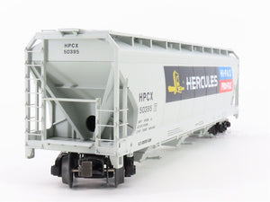 O Gauge 3-Rail MTH 20-97767 HPCX Hercules 3-Bay Covered Hopper #50395