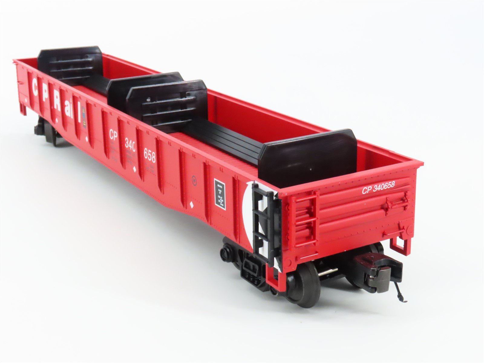 O Gauge 3-Rail MTH 20-98925 CP Rail Gondola #340658 w/ Coil Steel Load