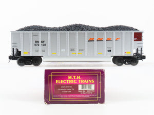 O Gauge 3-Rail MTH 20-97764 BNSF Railway Coalporter Hopper #672128 w/ Coal Load