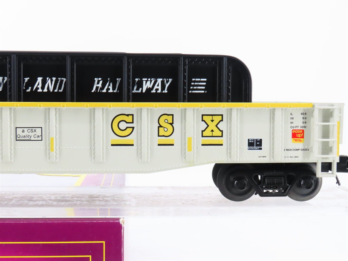 O Gauge 3-Rail MTH 20-95411 CSXT Open Gondola #491114 w/ Bridge Girder
