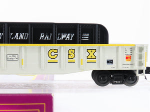 O Gauge 3-Rail MTH 20-95411 CSXT Open Gondola #491114 w/ Bridge Girder