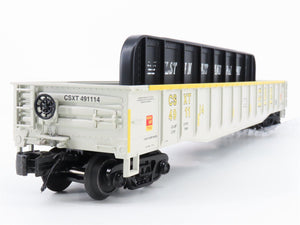 O Gauge 3-Rail MTH 20-95411 CSXT Open Gondola #491114 w/ Bridge Girder