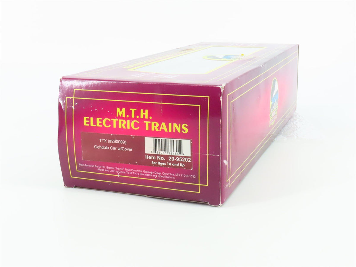 O Gauge 3-Rail MTH 20-95202 GNTX TTX Railgon Covered Gondola #290009