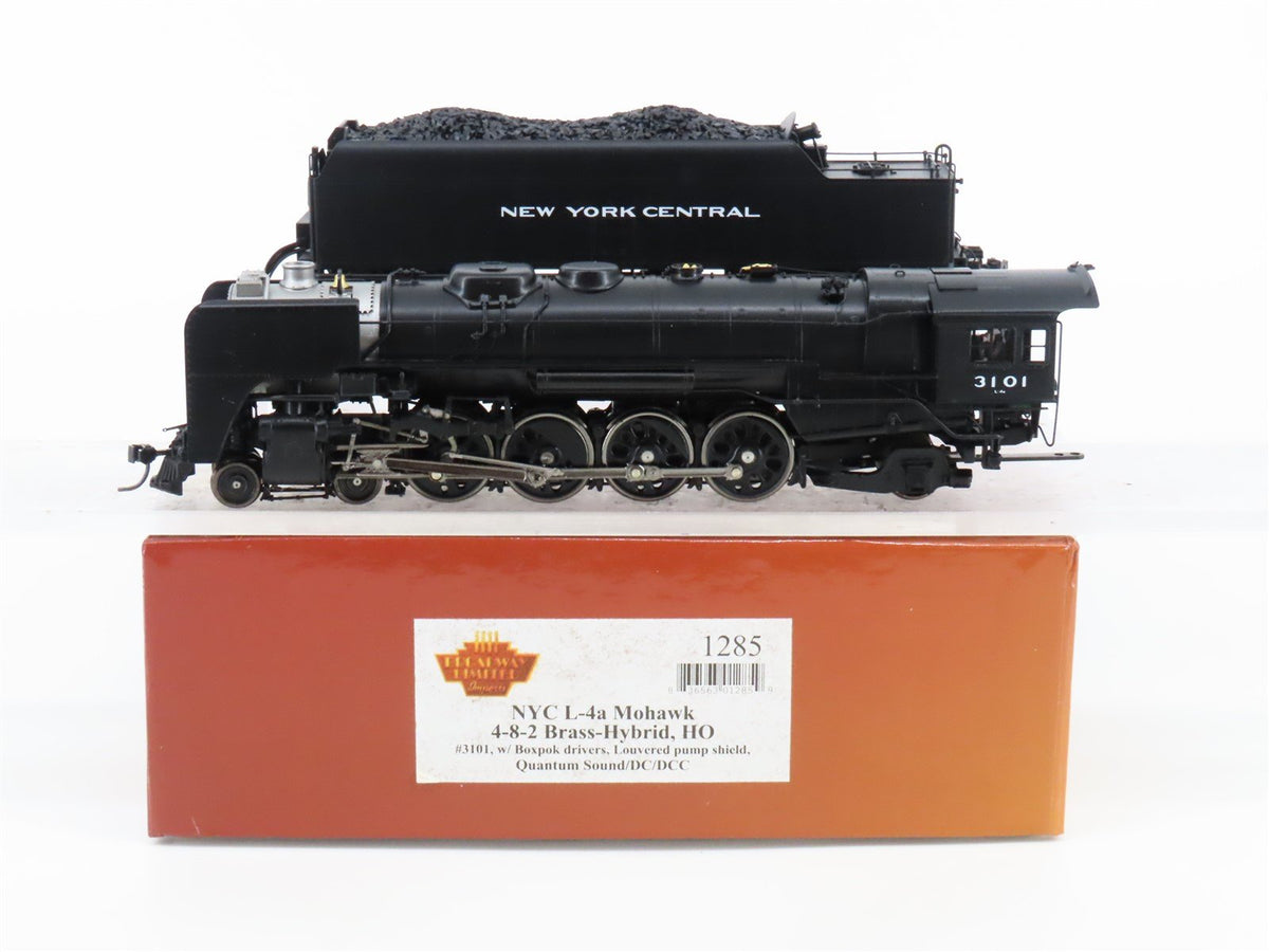 HO Broadway Limited 1285 NYC L-4a Mohawk Brass Hybrid Steam #3101 w/DCC &amp; Sound