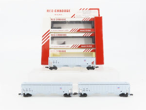 N Scale Red Caboose RN-15403 UP Union Pacific 3-Bay Covered Hopper 3-Pack