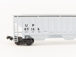 N Scale Red Caboose RN-15403 UP Union Pacific 3-Bay Covered Hopper 3-Pack
