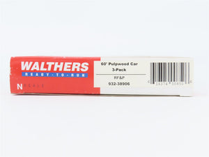 N Walthers 932-38906 RF&P Richmond Fredericksburg Potomac 60' Pulpwood Car 3-Pk.