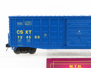 O Gauge 3-Rail MTH 20-93732 CSXT 50' Waffle Sided Single Door Box Car #124590