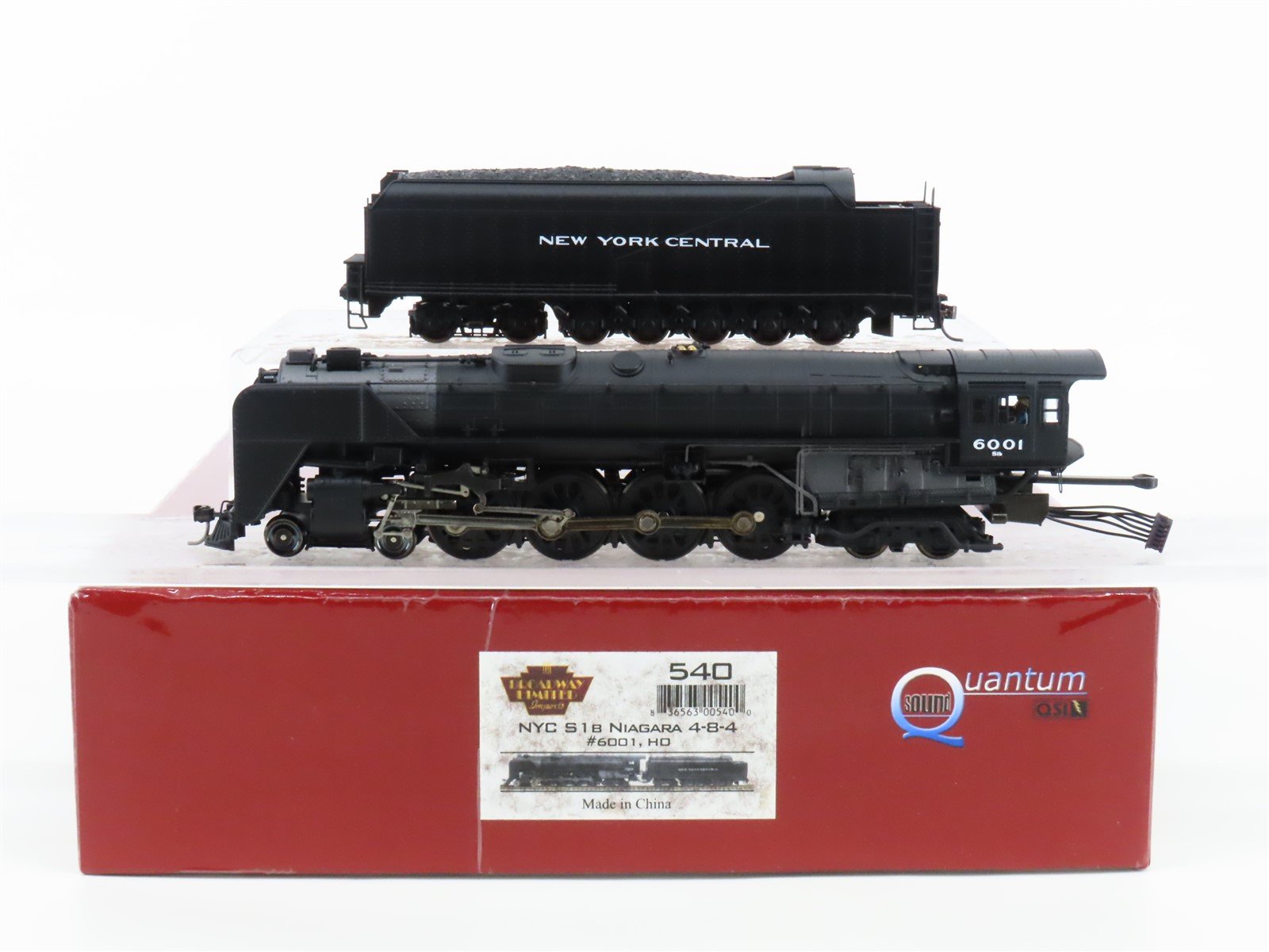 HO Scale Broadway Limited 540 NYC Railway S1B 4-8-4 Steam #6001 w/ DCC & Sound