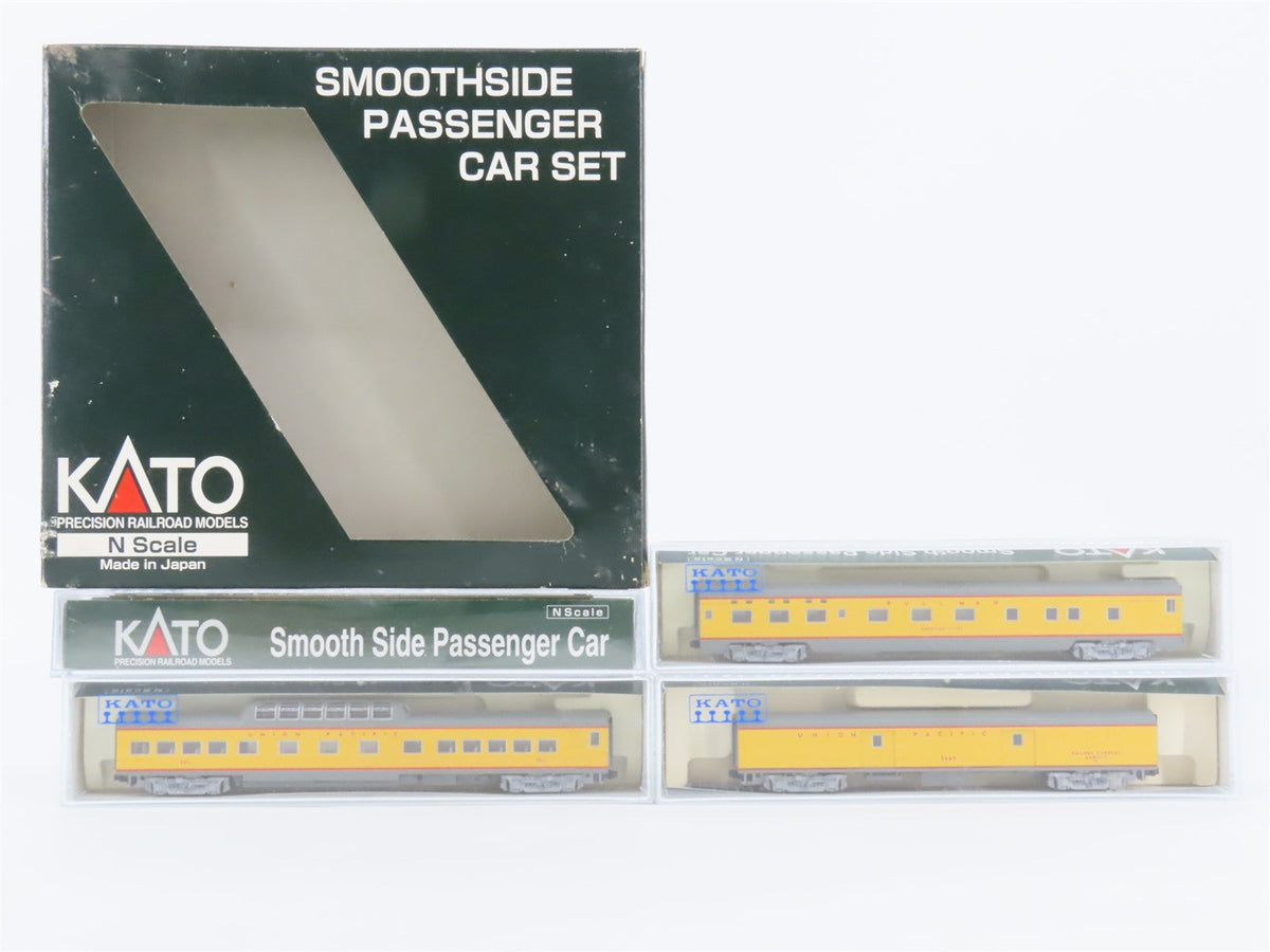 N Scale KATO 106-1102 UP Union Pacific -2 Smoothside Passenger 4-Car Set B