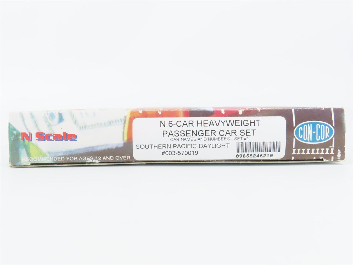 N Con-Cor 003-570019 SP Southern Pacific Daylight 6-Car HW Passenger Set #1