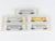 LOT of 5 N Scale Bowser/Delaware Valley Assorted 3-Bay & Airslide Hoppers