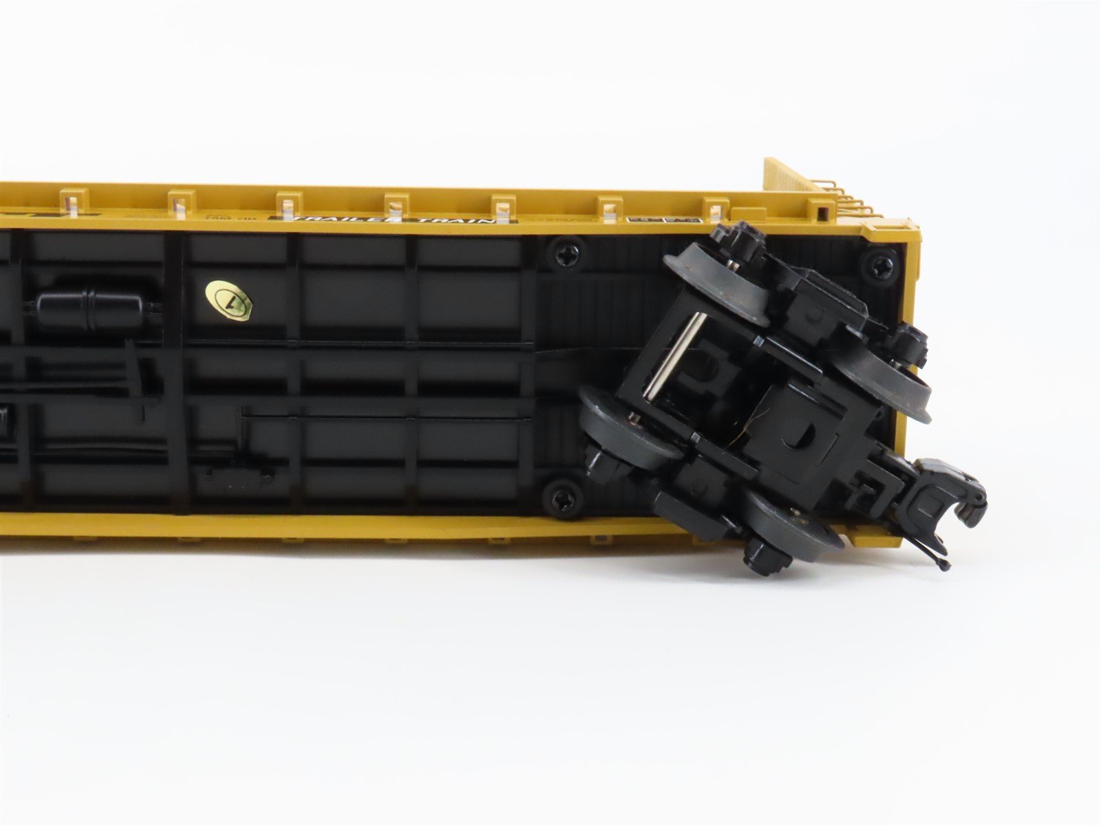 O Gauge 3-Rail MTH 20-98895 TTPX Trailer Train Bulkhead Flat Car #81732 w/ Logs
