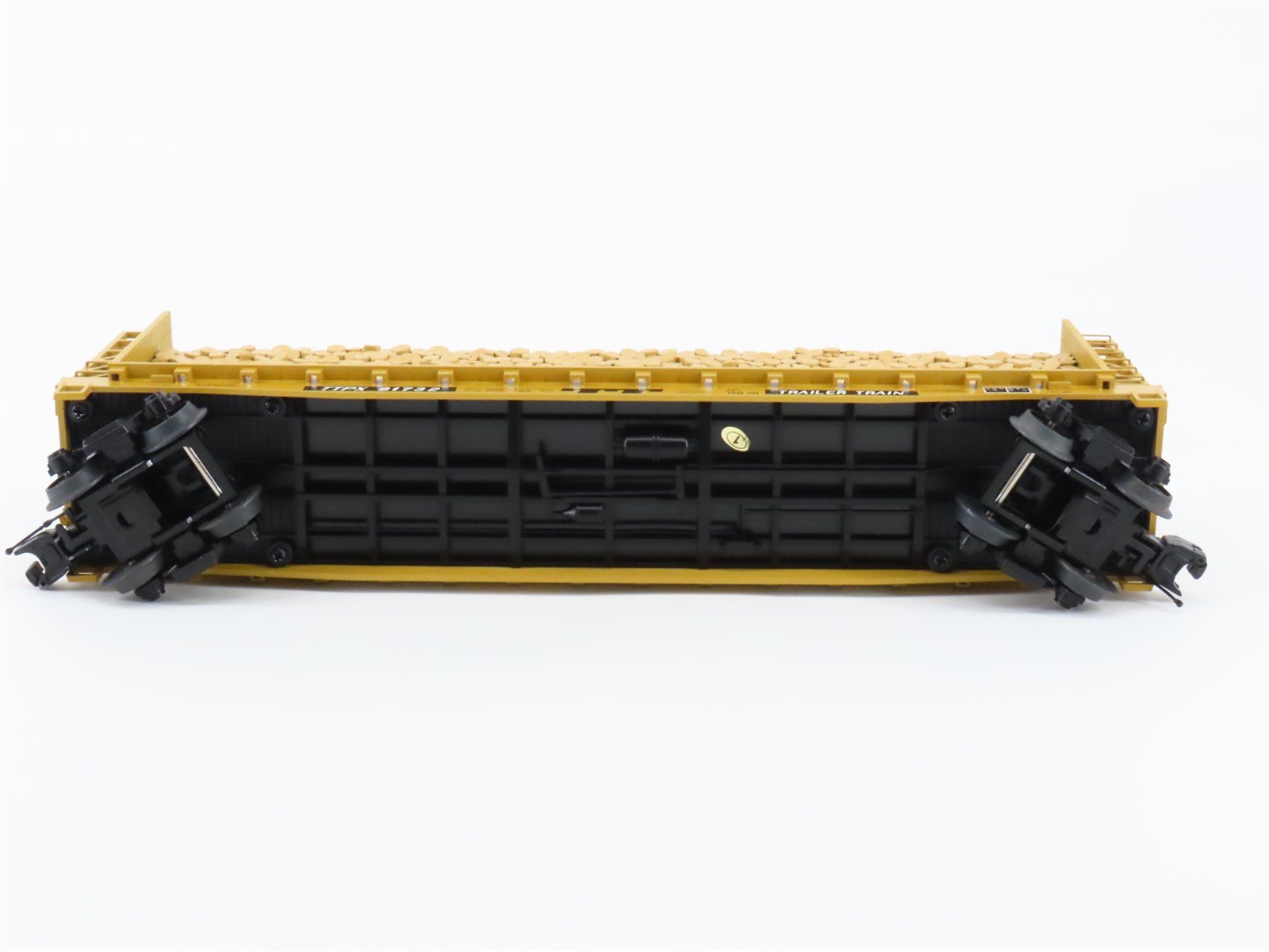 O Gauge 3-Rail MTH 20-98895 TTPX Trailer Train Bulkhead Flat Car #81732 w/ Logs