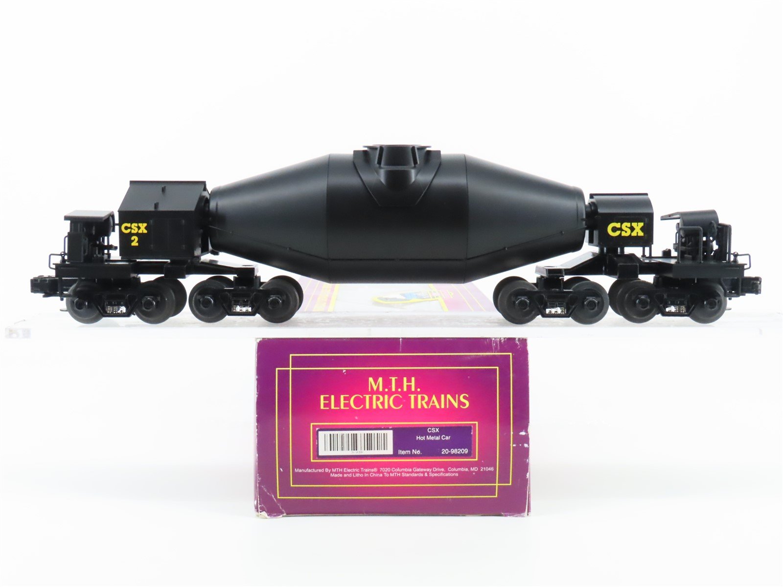 O Gauge 3-Rail MTH 20-98209 CSX Railroad Hot Metal Car #2