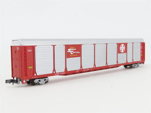 LOT of 2 N Scale Con-Cor ATSF Santa Fe, UP Union Pacific Tri-Level Auto Racks