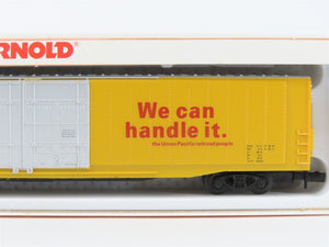 LOT of 3 N Scale Arnold UP, SP, ATSF Hy-Cube Double Door Box Cars