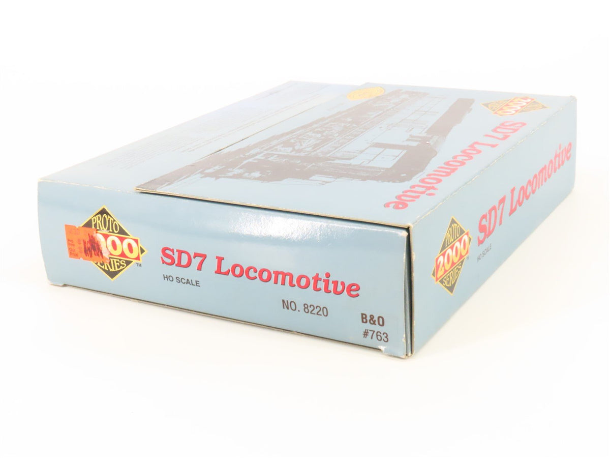 HO Scale Proto 2000 8220 B&amp;O Baltimore &amp; Ohio SD7 Diesel Locomotive #763