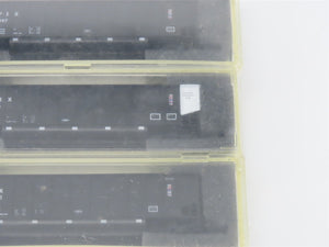 LOT of 8 N Scale Deluxe Innovations BN, AECX, PGEX, SFIX Coal Gondolas