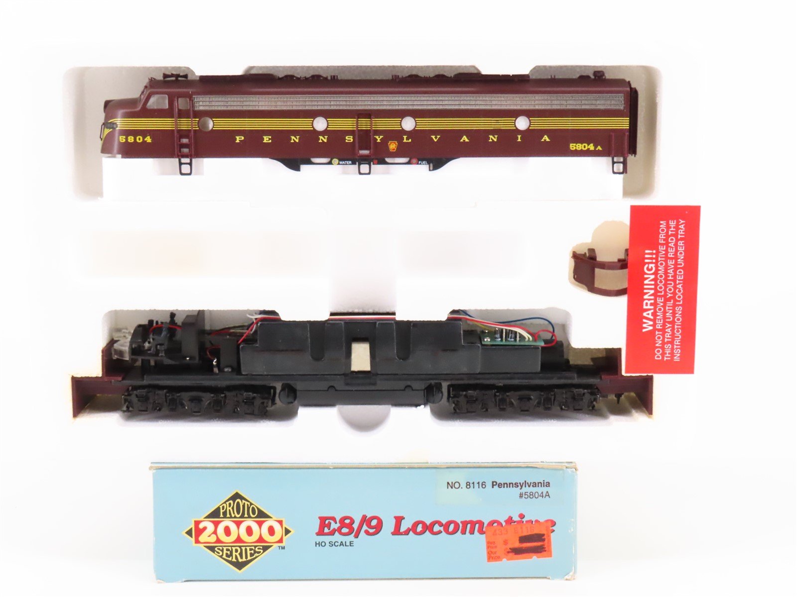 HO Scale Proto 2000 8116 PRR Pennsylvania E8/9A Diesel Locomotive #5804A