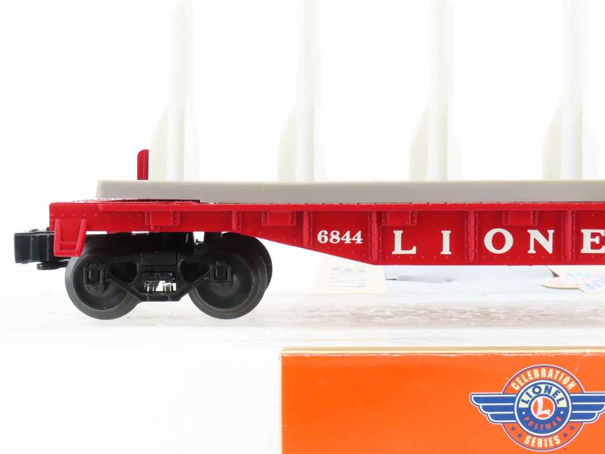 O Gauge 3-Rail Lionel 6-39458 Postwar Flat Car #6844 w/ Missiles