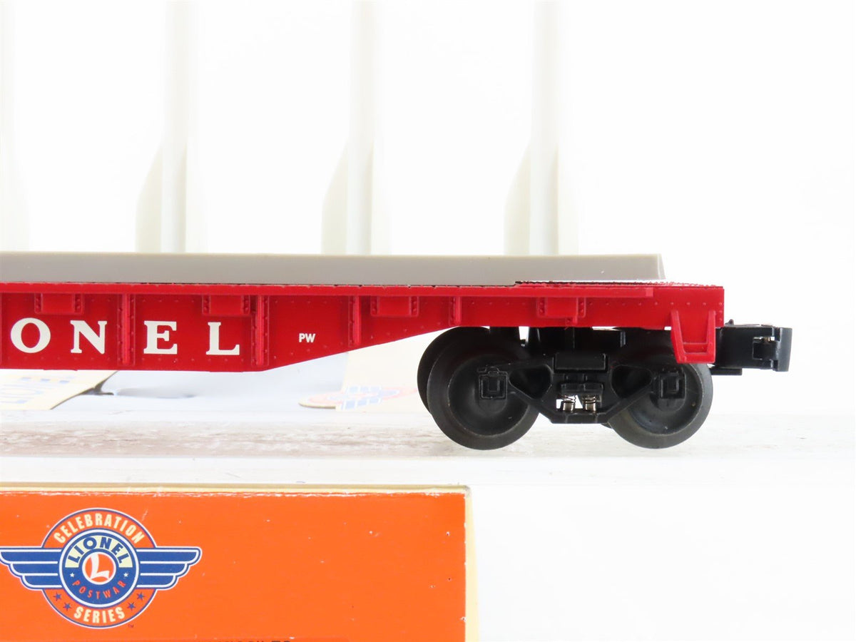 O Gauge 3-Rail Lionel 6-39458 Postwar Flat Car #6844 w/ Missiles