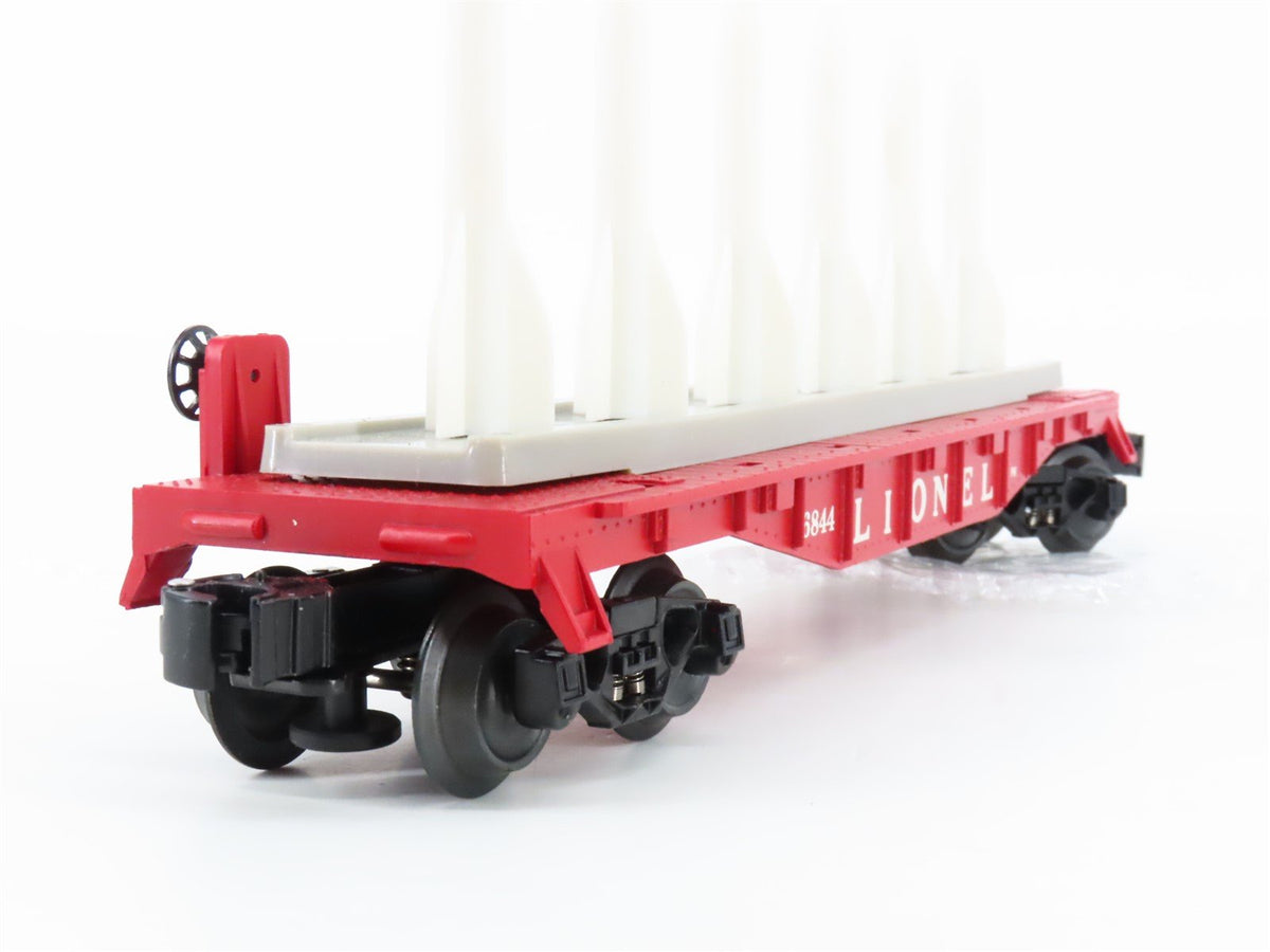 O Gauge 3-Rail Lionel 6-39458 Postwar Flat Car #6844 w/ Missiles