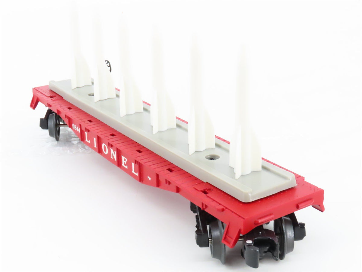 O Gauge 3-Rail Lionel 6-39458 Postwar Flat Car #6844 w/ Missiles