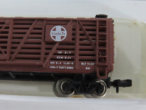 LOT of 9 N Scale Life-Like UP, ATSF, CNW, L&N, RF&P, BAR, WSRX Freight Cars