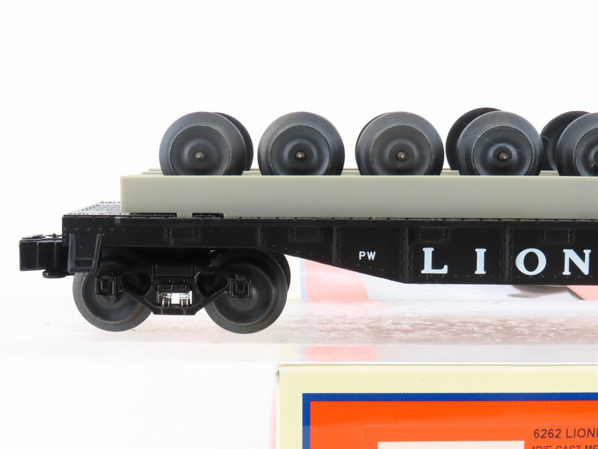 O Gauge 3-Rail Lionel 6-39436 Postwar Flat Car #6262 w/ Wheel Load